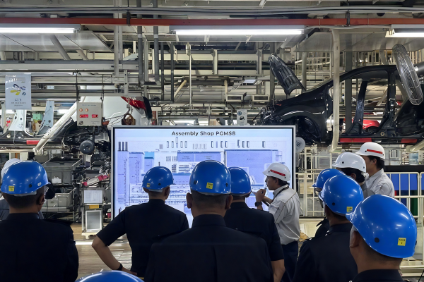 Perodua Interactive Factory Map for Training & Visitor Experience