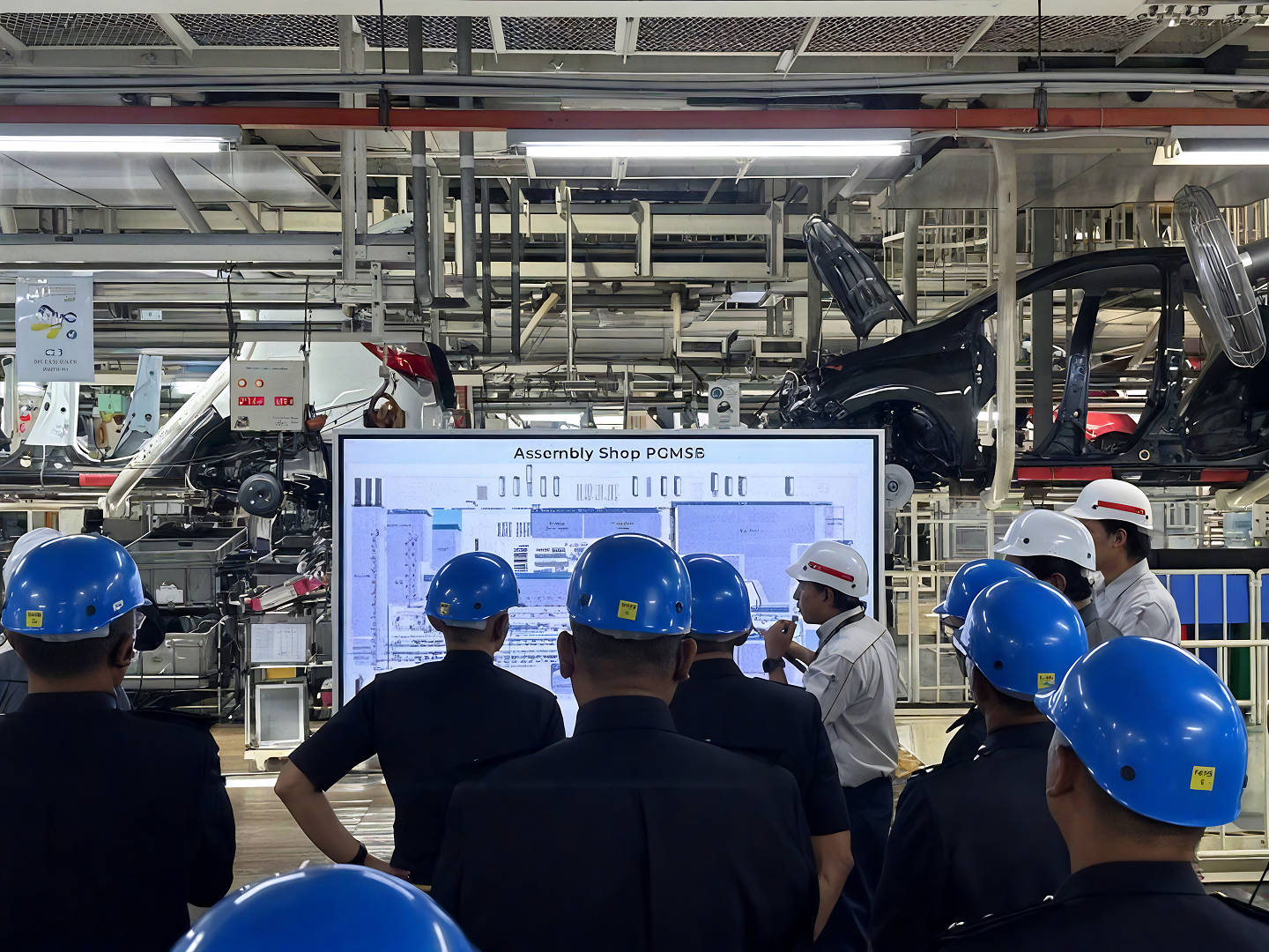Perodua Interactive Factory Map for Training & Visitor Experience