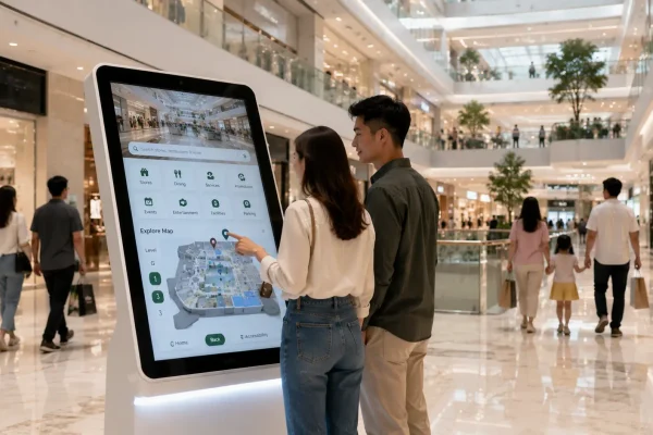 Interactive Touchscreen for Shopping Malls | Smart Mall Directory