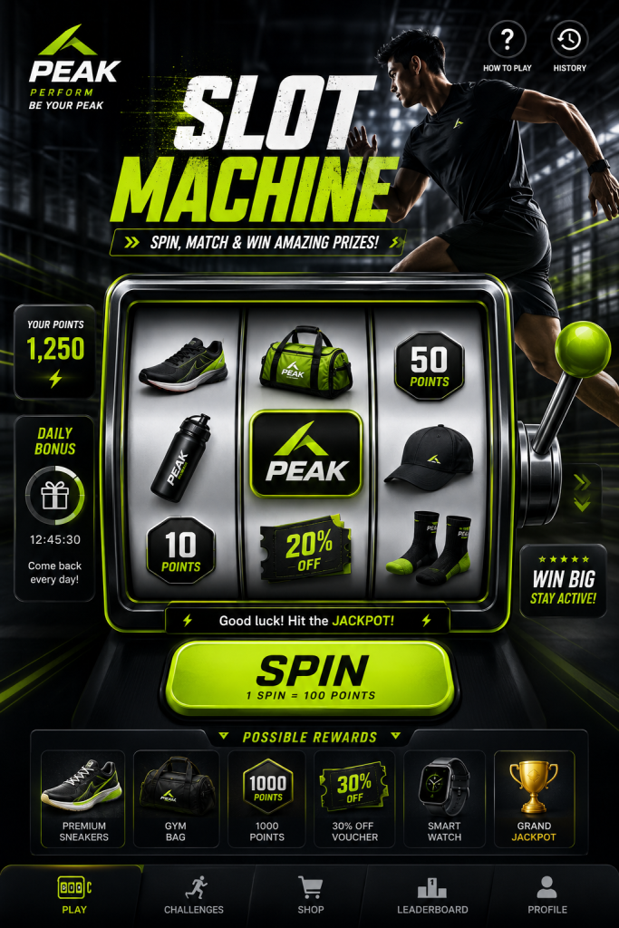 Interactive slot machine game for events in Malaysia