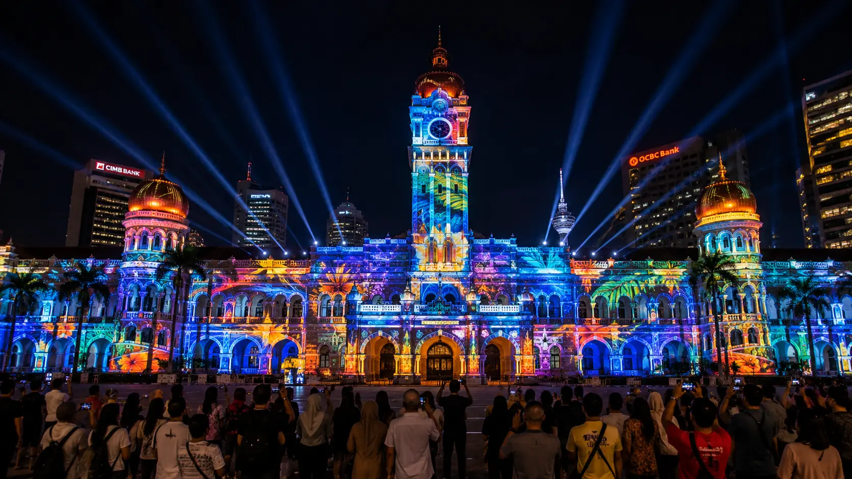 Building Projection Mapping Malaysia | Large-Scale Projection Shows