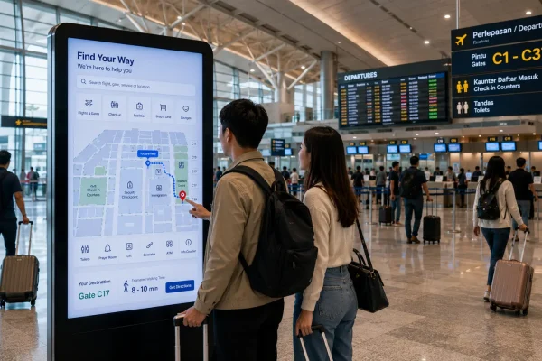 Interactive Airport Wayfinding | Smart Terminal Navigation