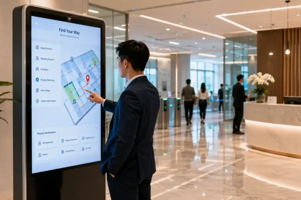 Interactive Office Wayfinding | Smart Workplace Navigation