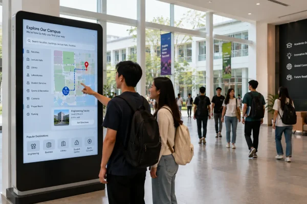 Interactive University Wayfinding | Smart Campus Navigation