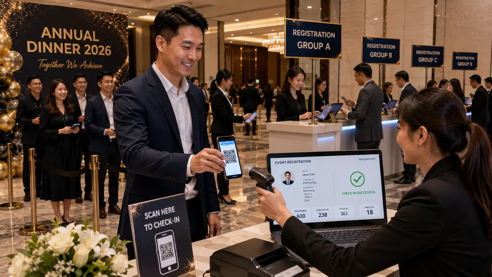 QR Event Registration System Malaysia | Event Check-In
