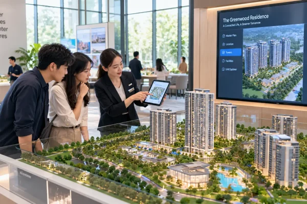 Interactive Property Sales Gallery Malaysia | Digital Showroom Technology