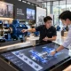 Interactive industrial showroom combining physical machinery with 3D product visualisation in Malaysia