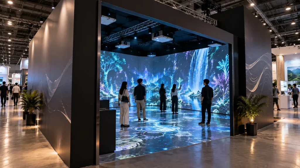 Temporary immersive room installation for an exhibition in Malaysia.